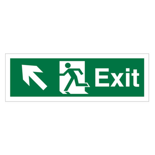 Exit (Up / Left Arrow) Sign (40100V)